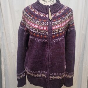 Tiara Multicolor Nordic Knit Cardigan